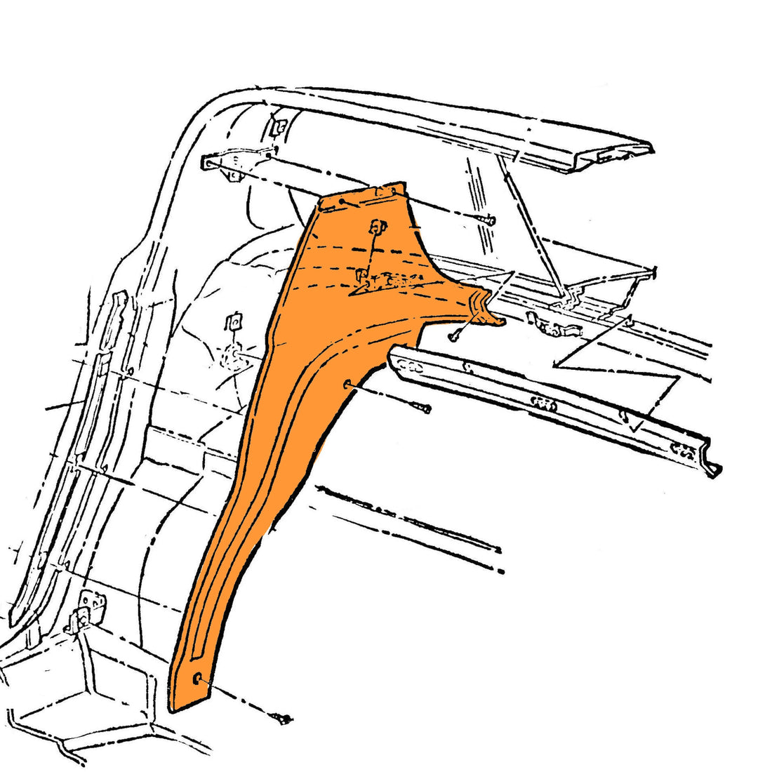 How to Choose the Correct C3 Corvette Rear Quarter Panel Trim (1968–1977)
