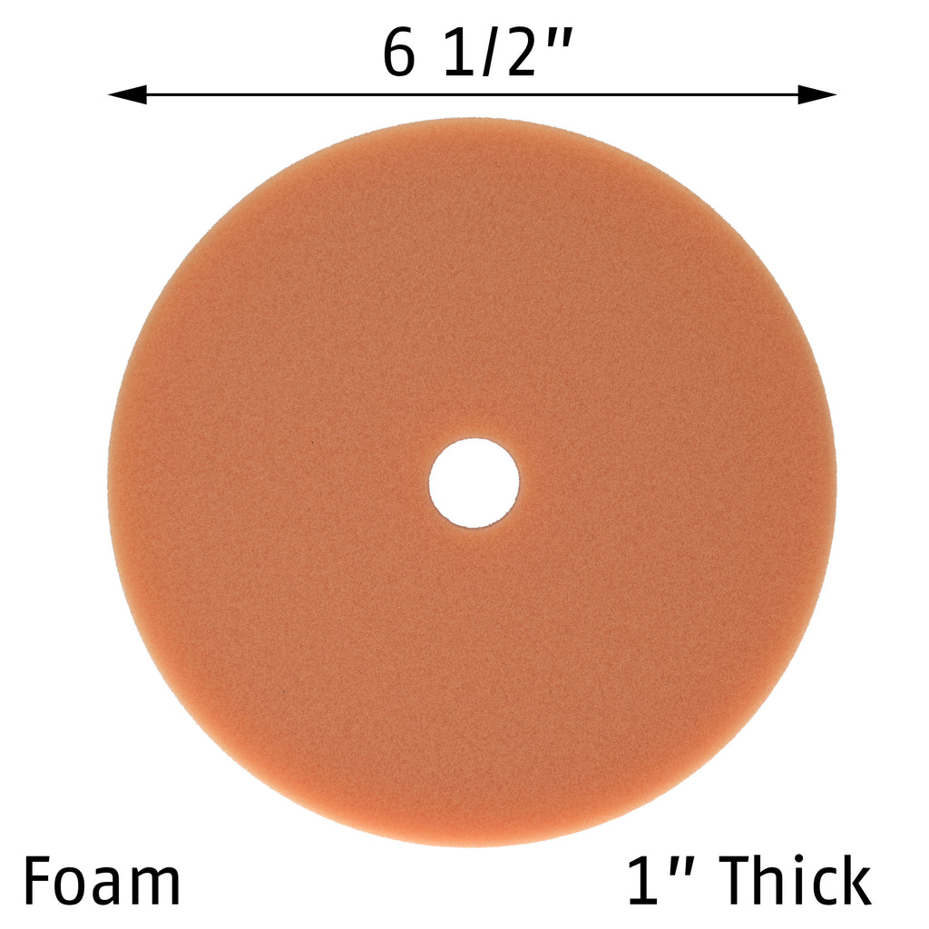 Griot's Garage Orange Foam Correcting Pads - 6.5"