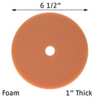 Griot's Garage Orange Foam Correcting Pads - 6.5"