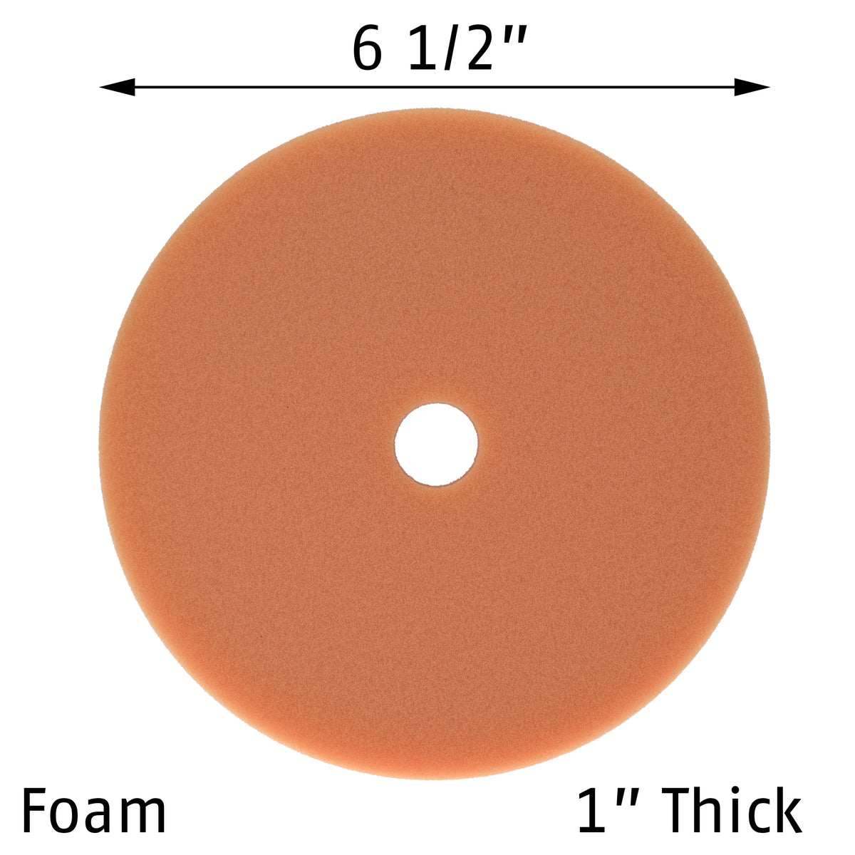 Griot's Garage Orange Foam Correcting Pads - 6.5"