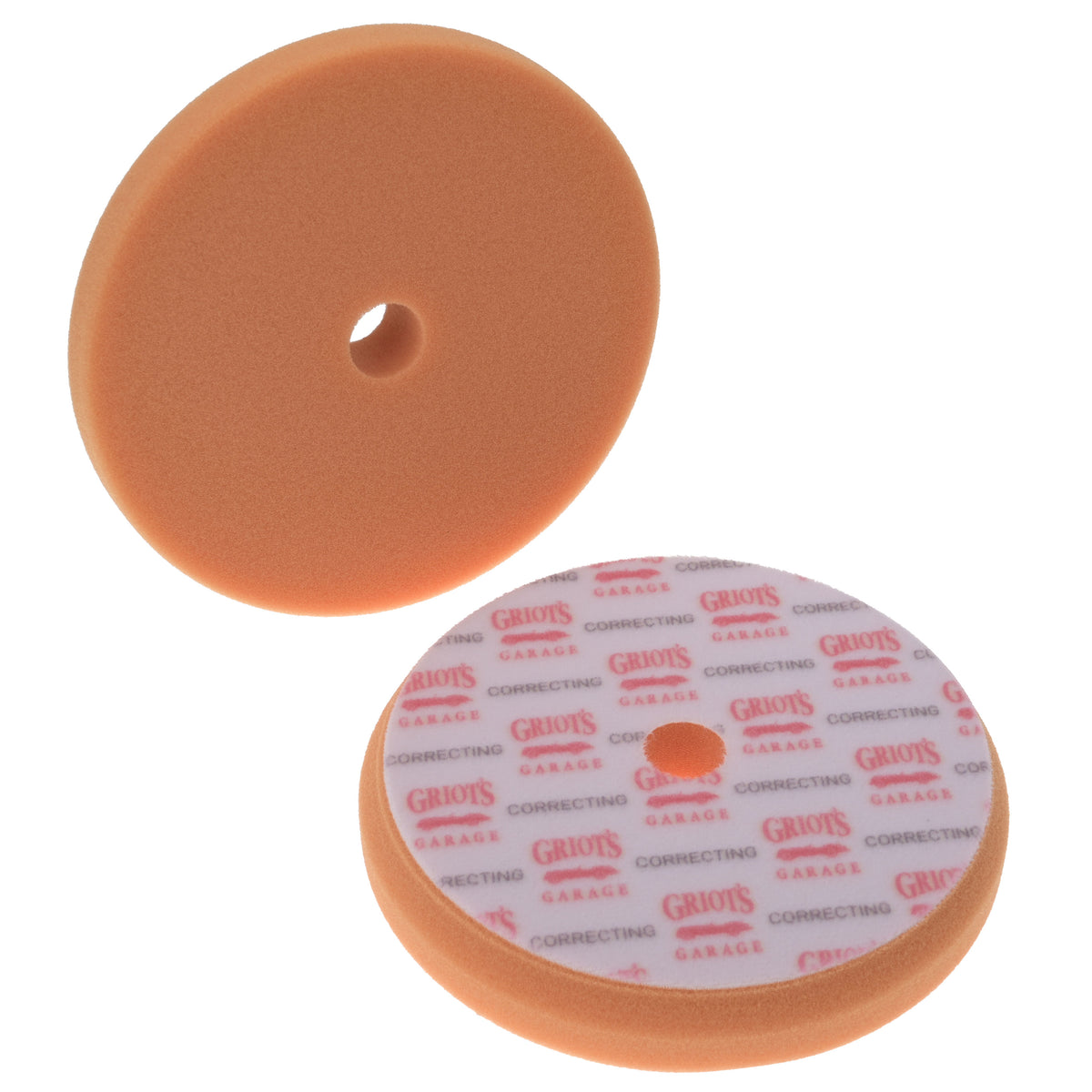 Griot's Garage Orange Foam Correcting Pads - 6.5"