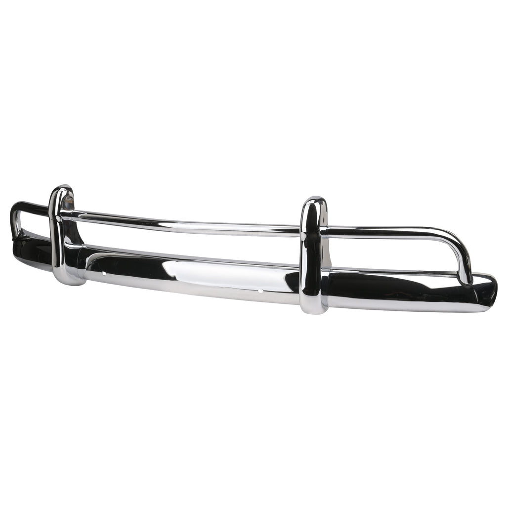 1953-1967 VW Beetle Front Bumper with Overriders - Chrome