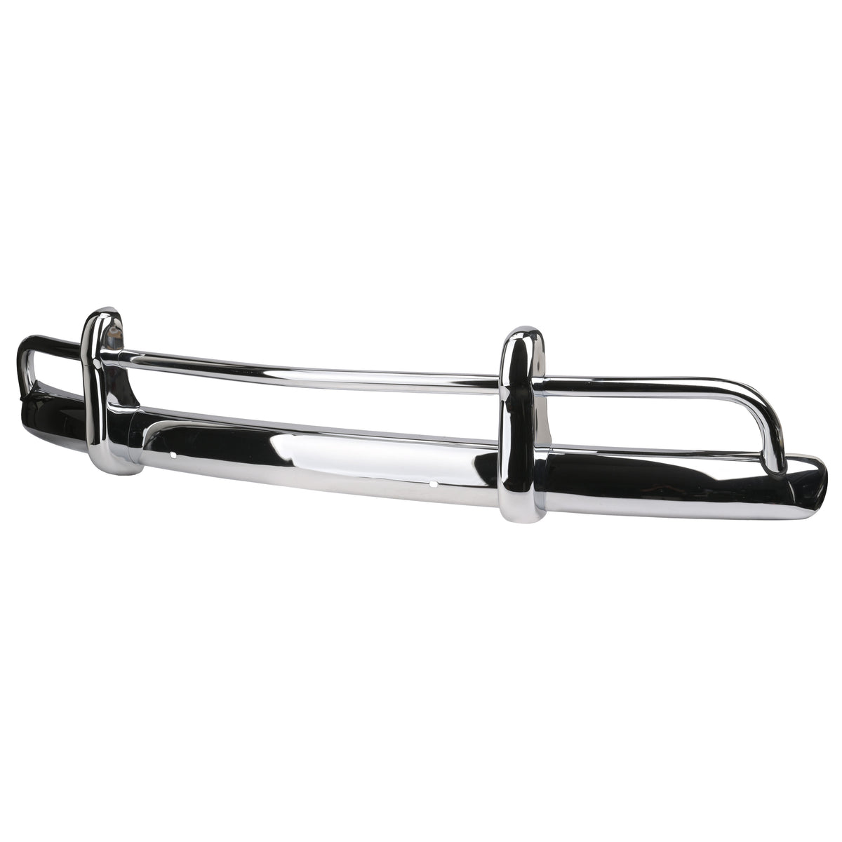 1953-1967 VW Beetle Front Bumper with Overriders - Chrome