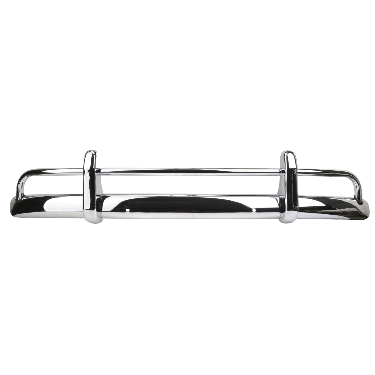 1953-1967 VW Beetle Front Bumper with Overriders - Chrome