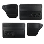 1958-1964 VW Beetle Black Vinyl Door Panel Kit - Sedan