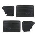 1965-1977 VW Beetle Black Vinyl Door Panel Kit - Sedan