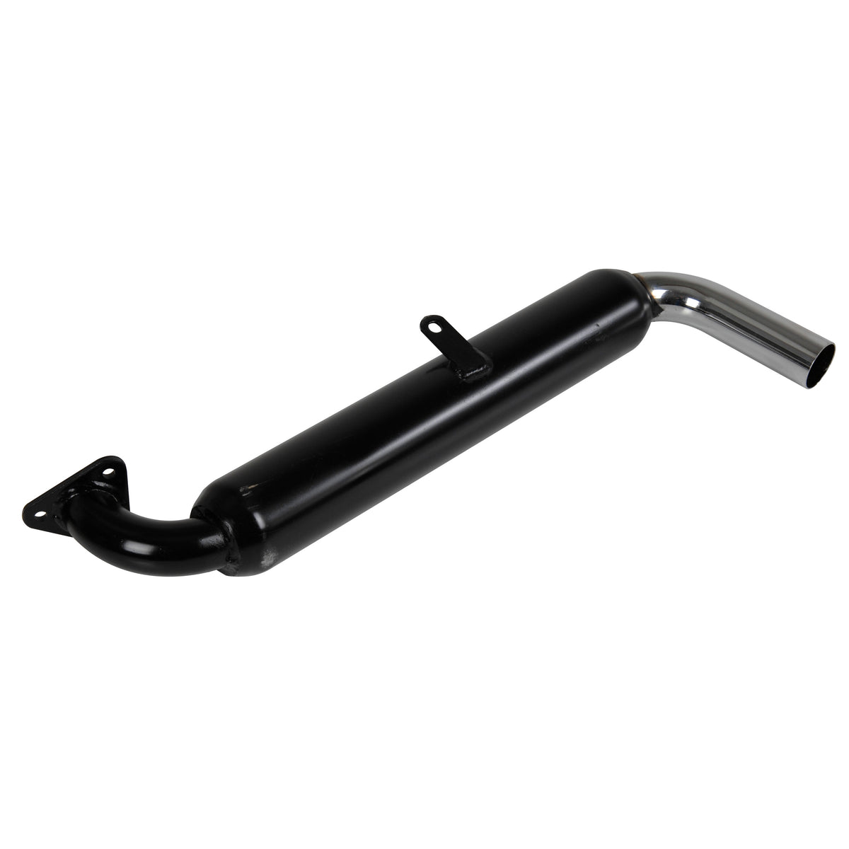 1966-1979 VW Single Glass Pack Muffler - Chrome Tip