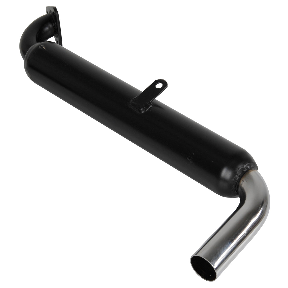 1966-1979 VW Single Glass Pack Muffler - Chrome Tip