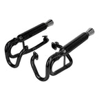 1956-1979 VW Dune Buggy Dual Exhaust for Dual Carburetors - Black with Chrome Tips