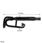 1956-1979 VW Dune Buggy Dual Exhaust for Dual Carburetors - Black with Chrome Tips