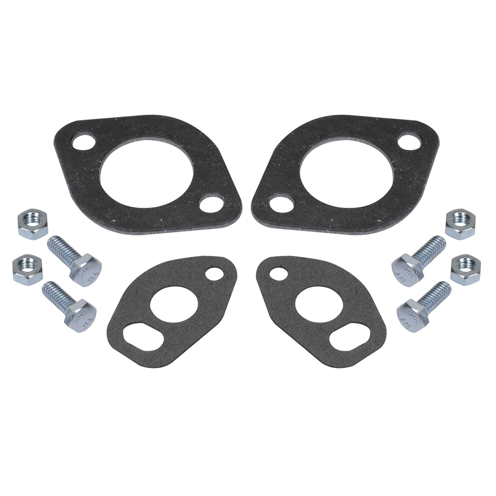 1956-1979 VW Dune Buggy Dual Exhaust for Dual Carburetors - Black with Chrome Tips