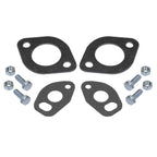 1956-1979 VW Dune Buggy Dual Exhaust for Dual Carburetors - Black with Chrome Tips