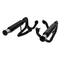 1956-1979 VW Dune Buggy Dual Exhaust for Dual Carburetors - Black with Chrome Tips