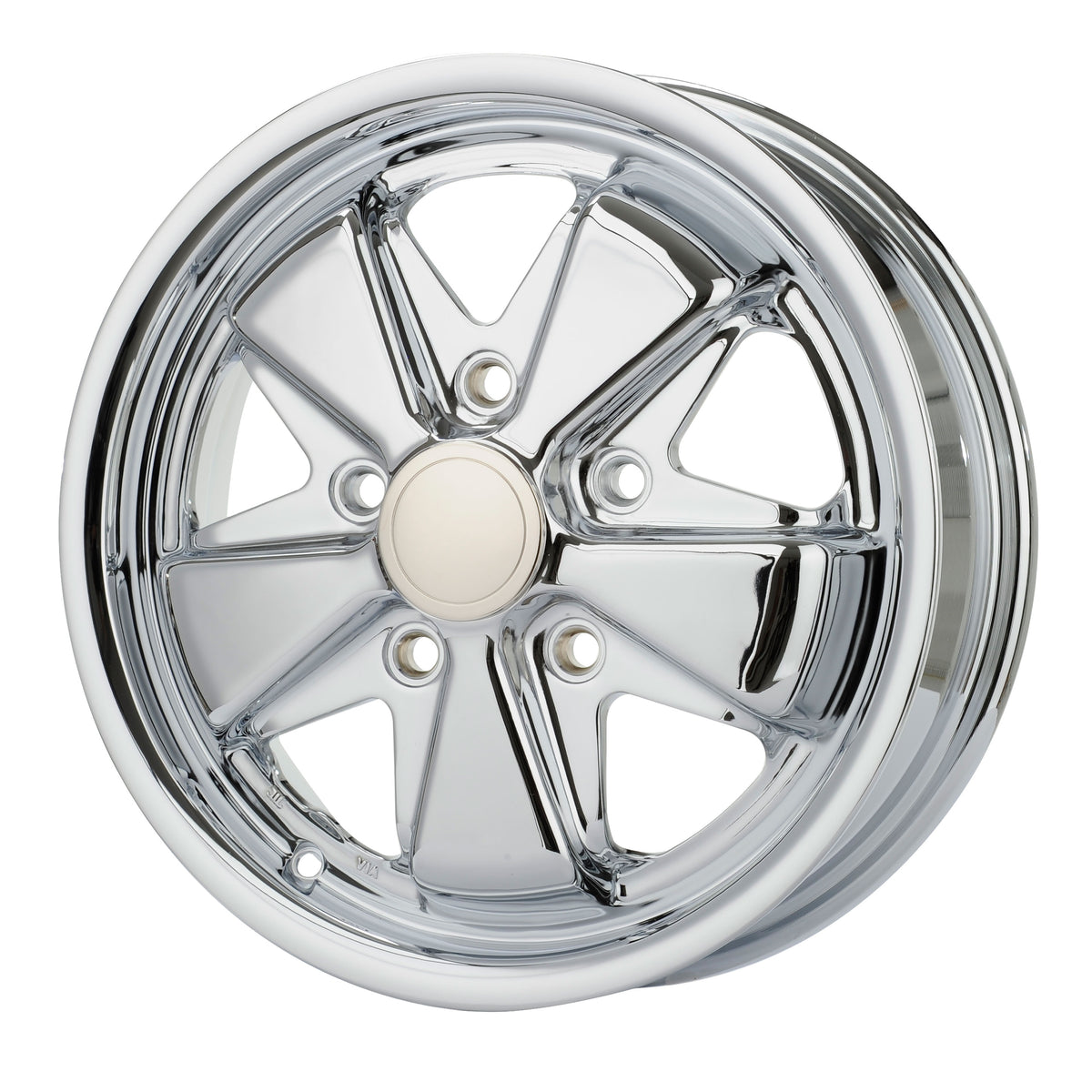 1950-1979 VW 911 Style Wheel - 15x4.5 - 5x130 - Chrome
