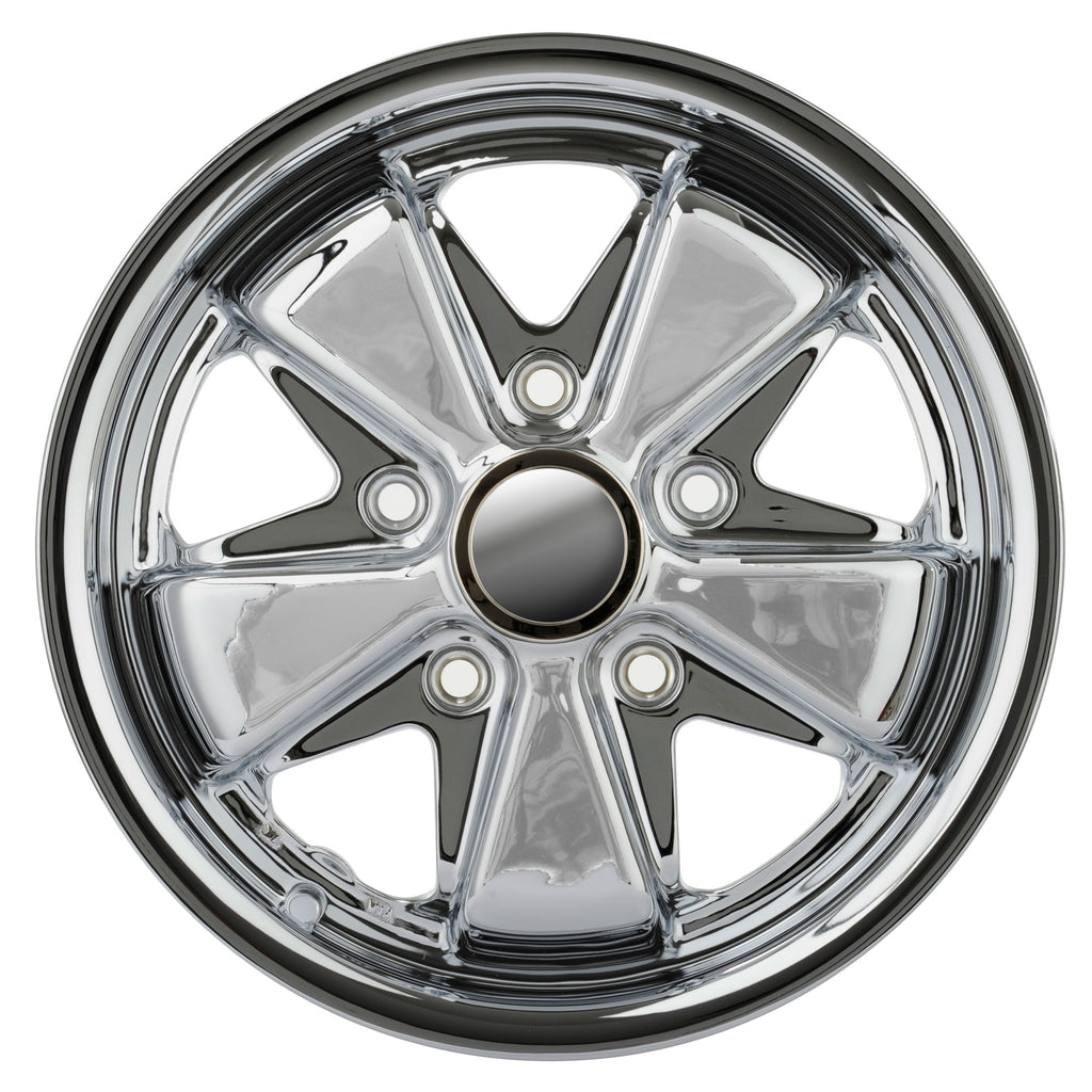 1950-1979 VW 911 Style Wheel - 15x4.5 - 5x130 - Chrome