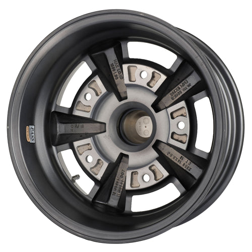 1950-1979 VW 5-Rib Wheel - 15x5.5 - 5x205 - Anthracite w/ Polished Lip