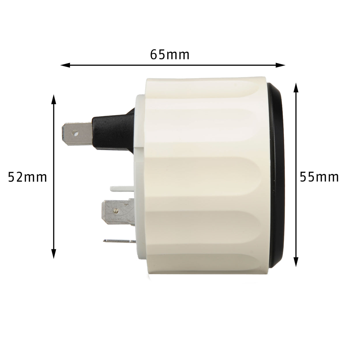 1950-1979 VW VDO Oil Pressure Gauge - Black