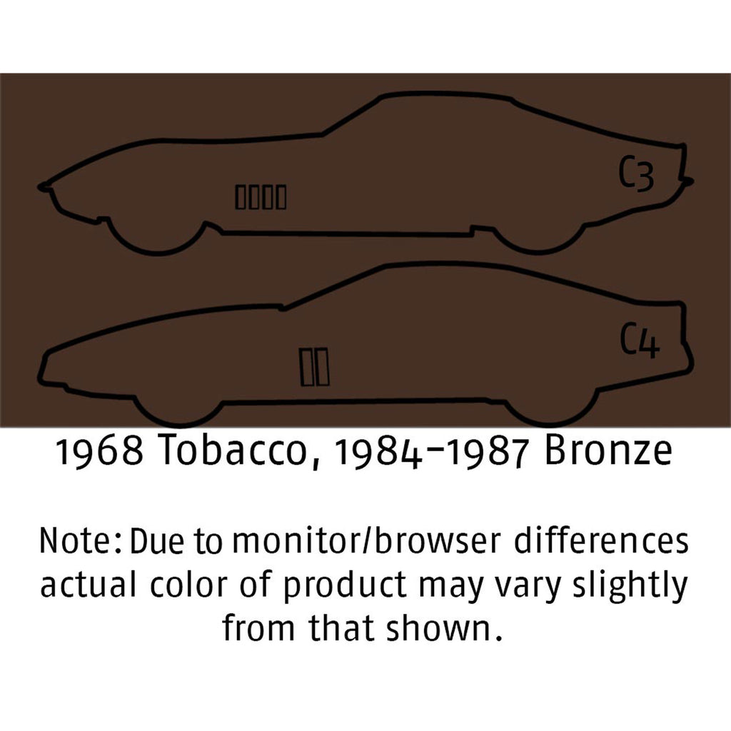 1984-1987 C4 Corvette Bronze Interior Color Coat - Aerosol