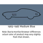 1965-1967 C2 Corvette Medium Blue Interior Color Coat - Aerosol