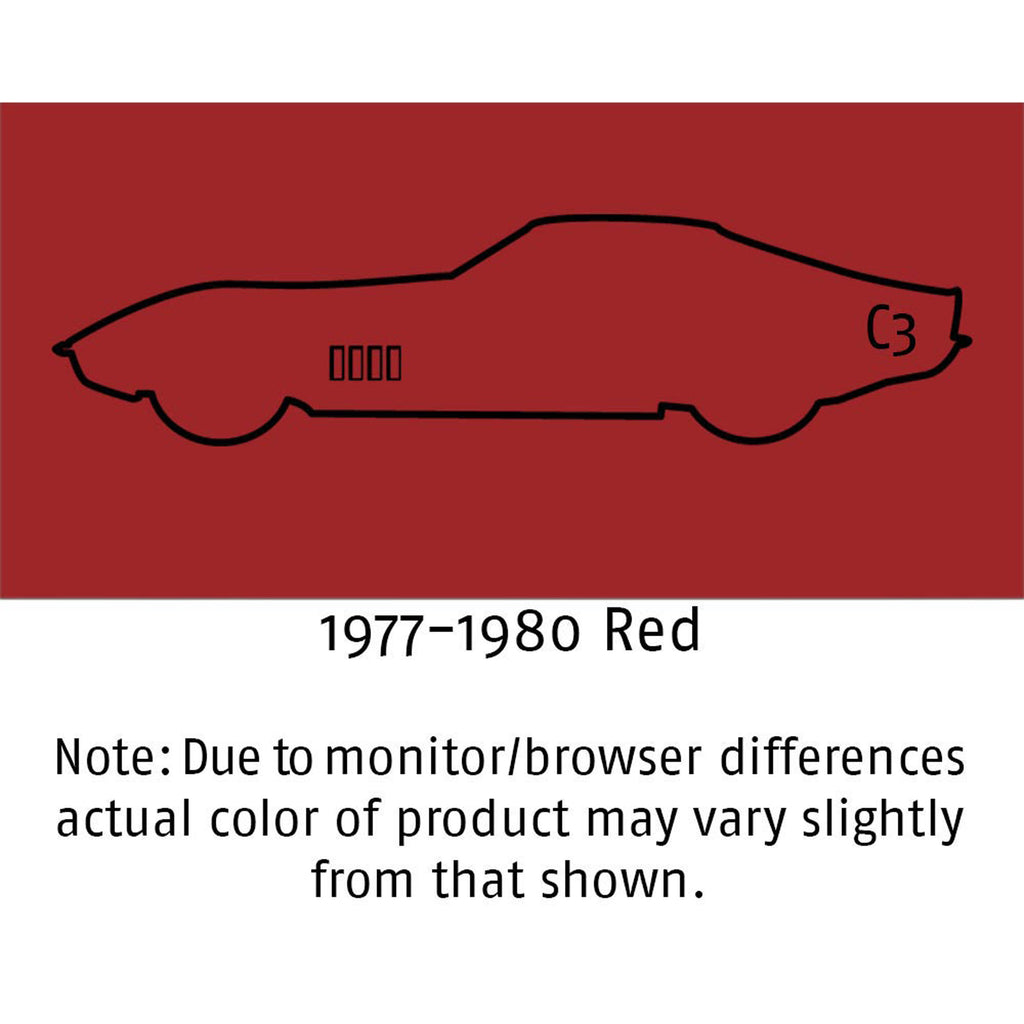 1977-1980 C3 Corvette Red Interior Color Coat - Aerosol