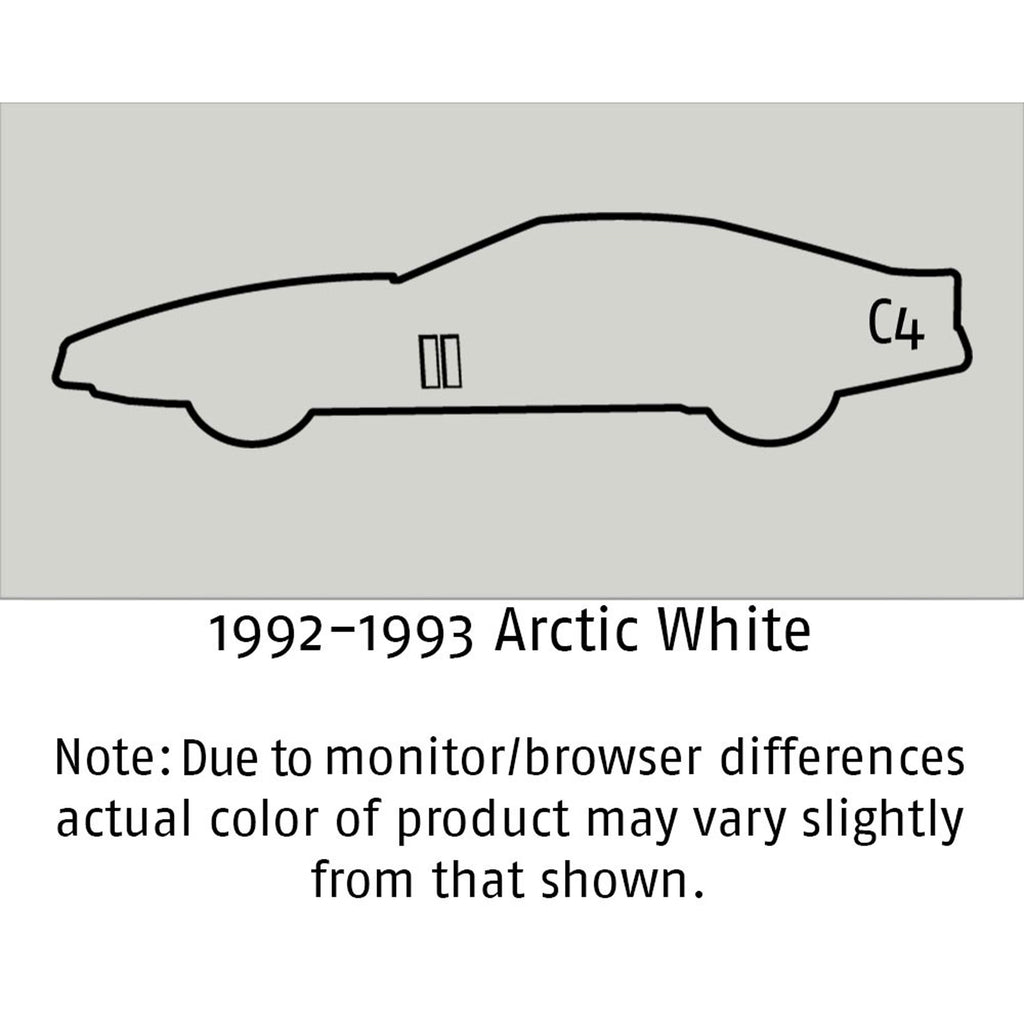 1992-1993 C4 Corvette Arctic White Interior Color Coat - Aerosol