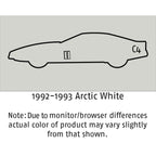 1992-1993 C4 Corvette Arctic White Interior Color Coat - Aerosol