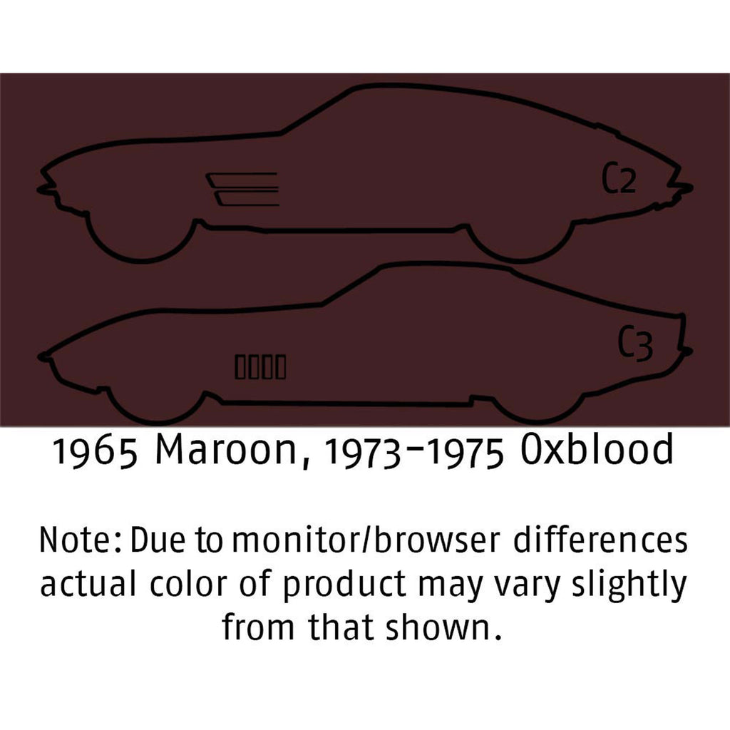 1965/1973-1975 Corvette Maroon/Oxblood Interior Color Coat - Aerosol