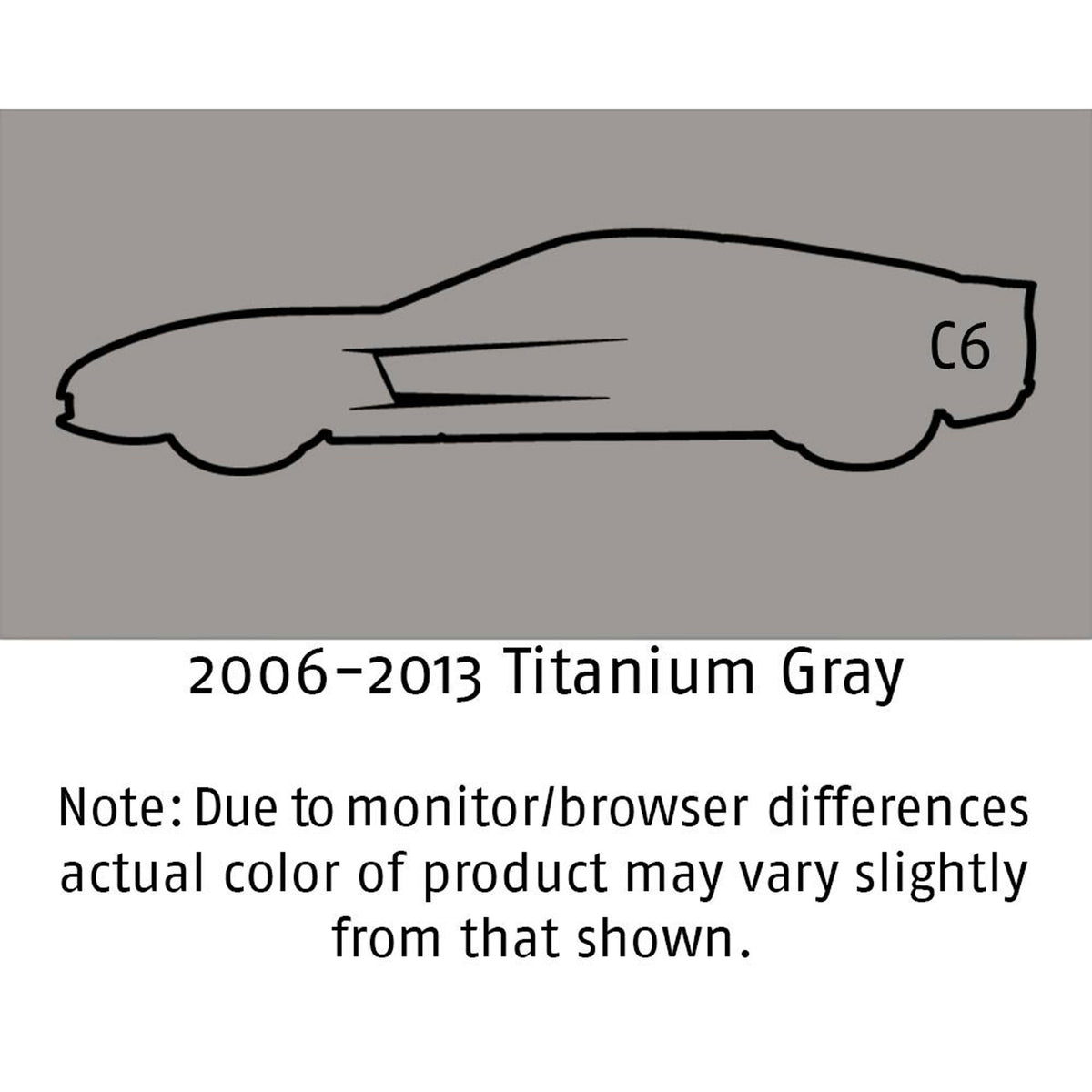2006-2013 C6 Corvette Titanium Interior Color Coat - Aerosol