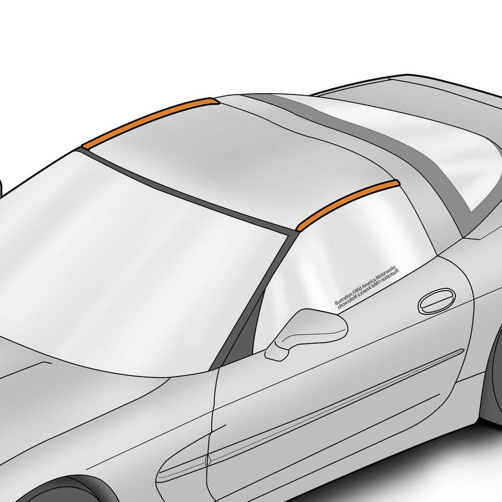 1997-2004 C5 Corvette Coupe Roof Panel Side Weatherstrip Seals