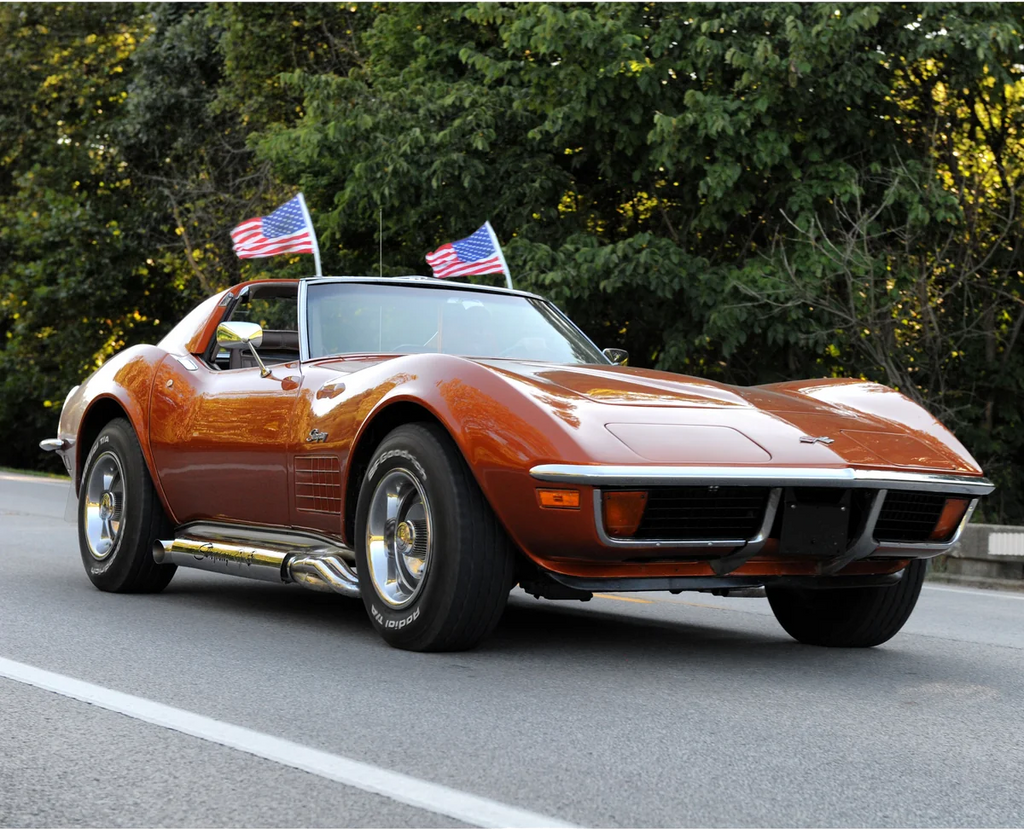 1963-1982 Parade Flags - Windshield Mount