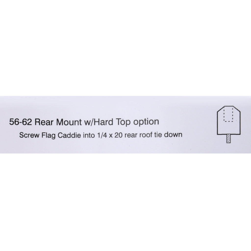 1956-1962 C1 Parade Flags - Deck Lid Mount