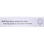 1956-1962 C1 Parade Flags - Deck Lid Mount