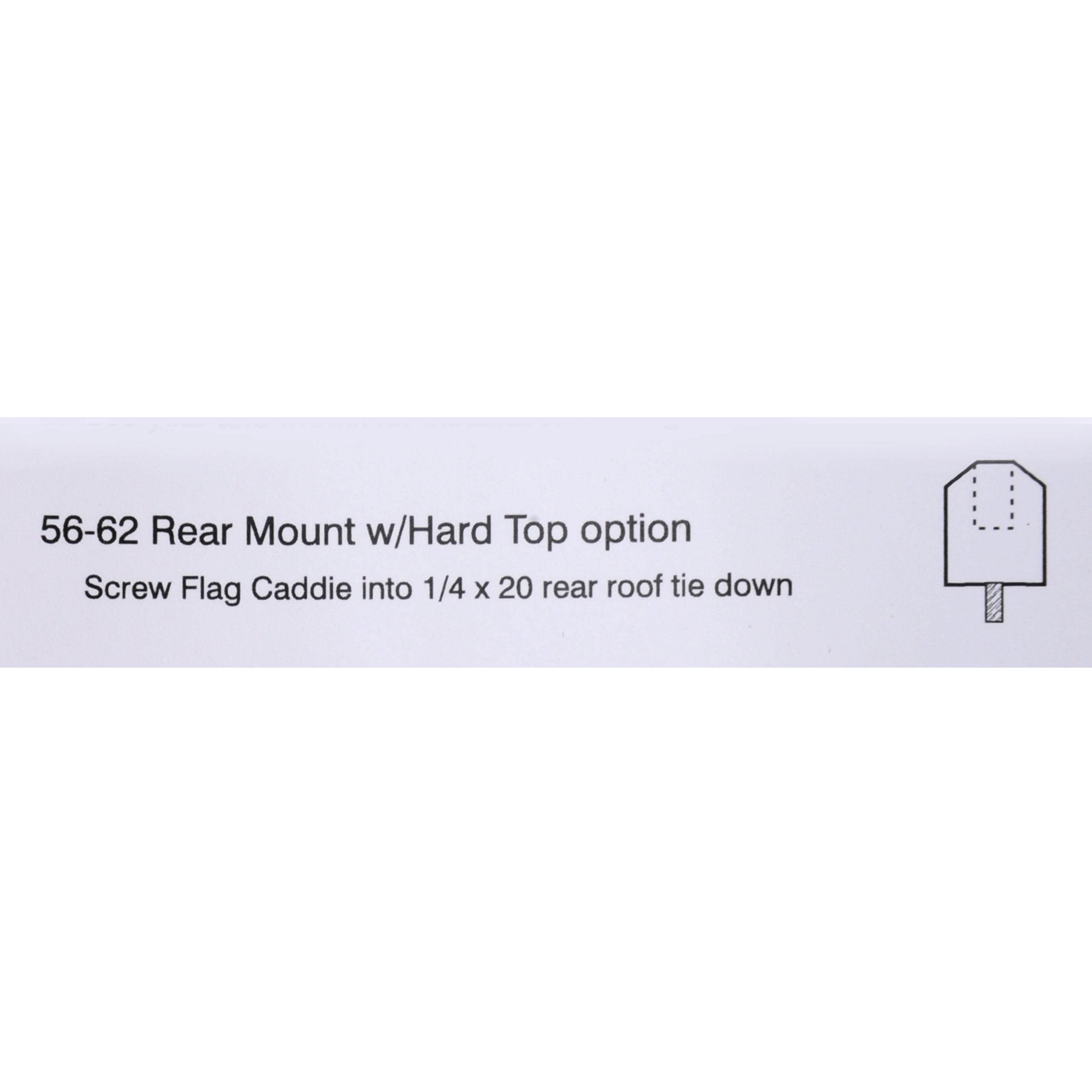 1956-1962 C1 Parade Flags - Deck Lid Mount