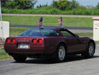 1987-1996 C4 Parade Flags - Coupe - Windshield Mount