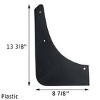 2005-2013 C6 Rear Splash Guards - Molded