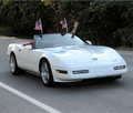 1986-1996 C4 Parade Flags - Convertible - Windshield Mount