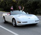 1986-1996 C4 Parade Flags - Convertible - Windshield Mount