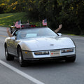 1984-1986 C4 Parade Flags - Coupe - Windshield Mount