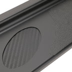 1997-2004 C5 Door Sill Covers with Carbon Fiber Insert - Black