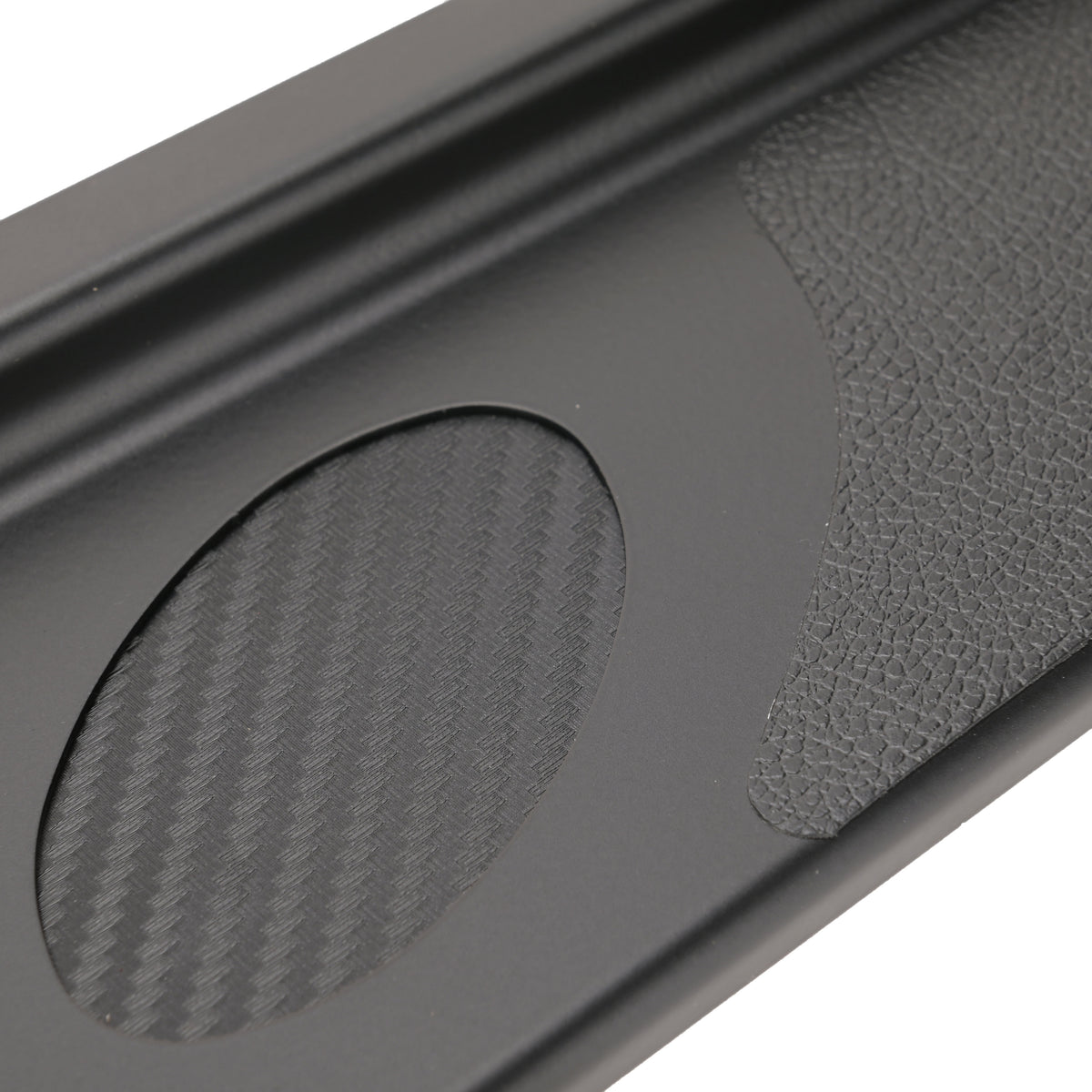 1997-2004 C5 Door Sill Covers with Carbon Fiber Insert - Black