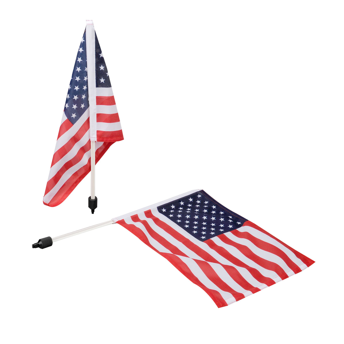 2014-2019 C7 Parade Flags - Convertible - Windshield Mount