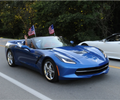 2014-2019 C7 Parade Flags - Convertible - Windshield Mount