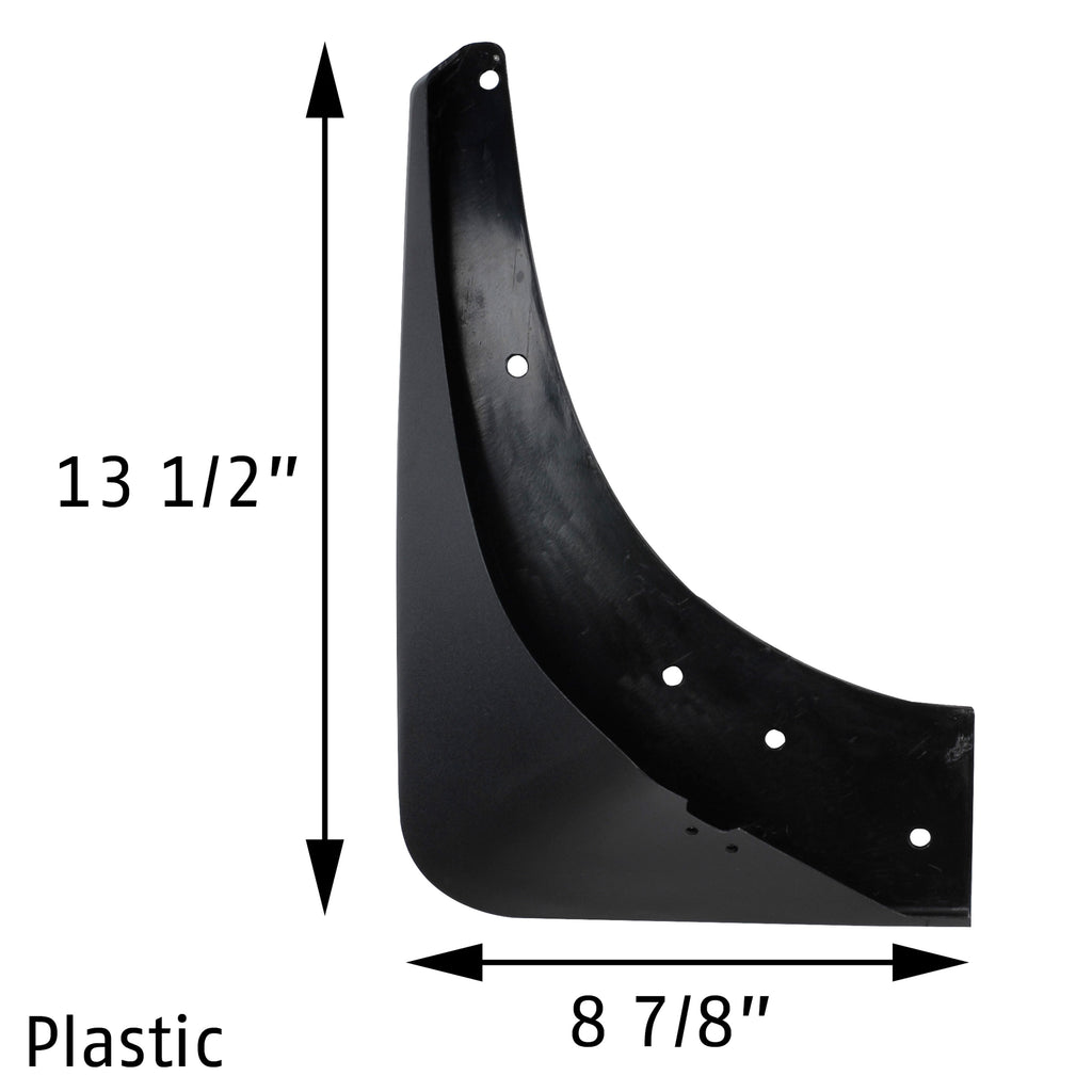 1984-1990 C4 Front Splash Guards - Molded