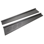 1997-2004 C5 Door Sill Covers with Carbon Fiber Insert - Black