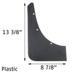 1984-1990 C4 Rear Splash Guards - Molded