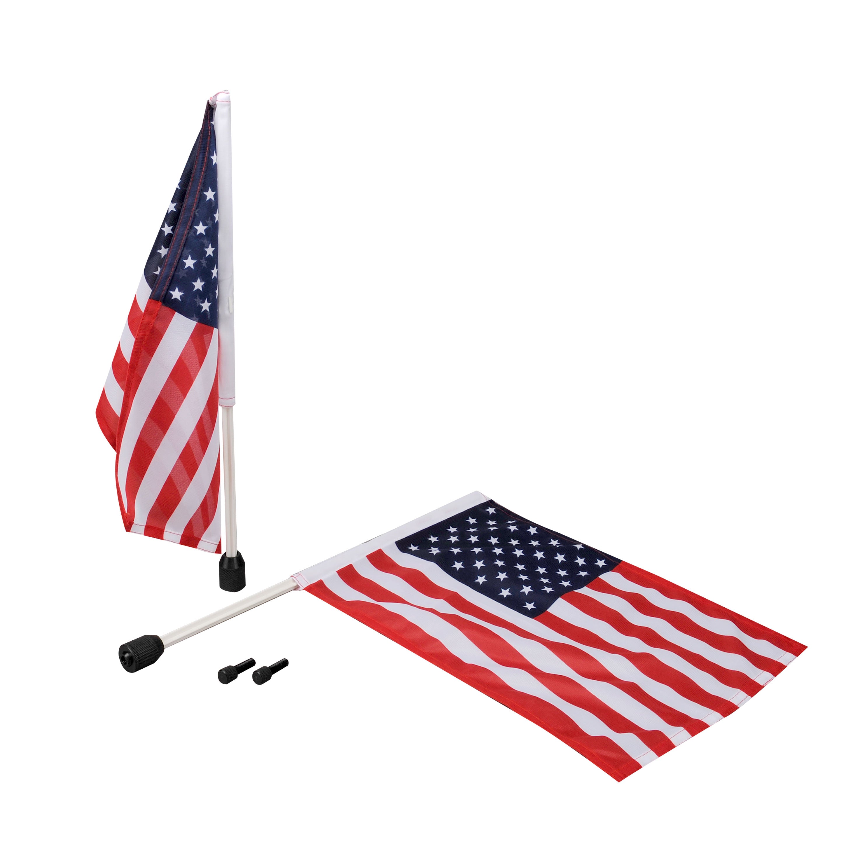 2005-2013 C6 Parade Flags - Coupe - Windshield Mount