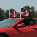 2020-2027 C8 Parade Flags - Coupe - Windshield Mount