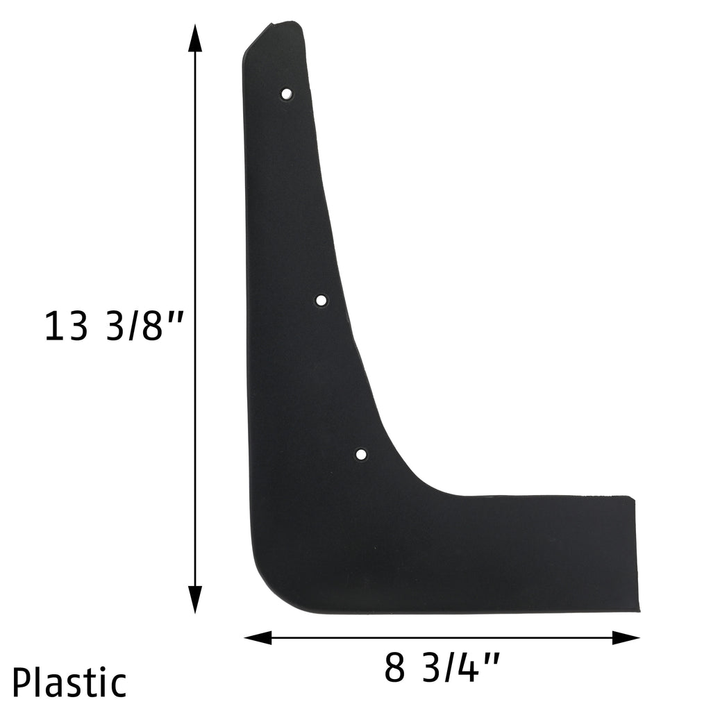 2005-2013 C6 Front Splash Guards - Molded