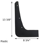 2005-2013 C6 Front Splash Guards - Molded
