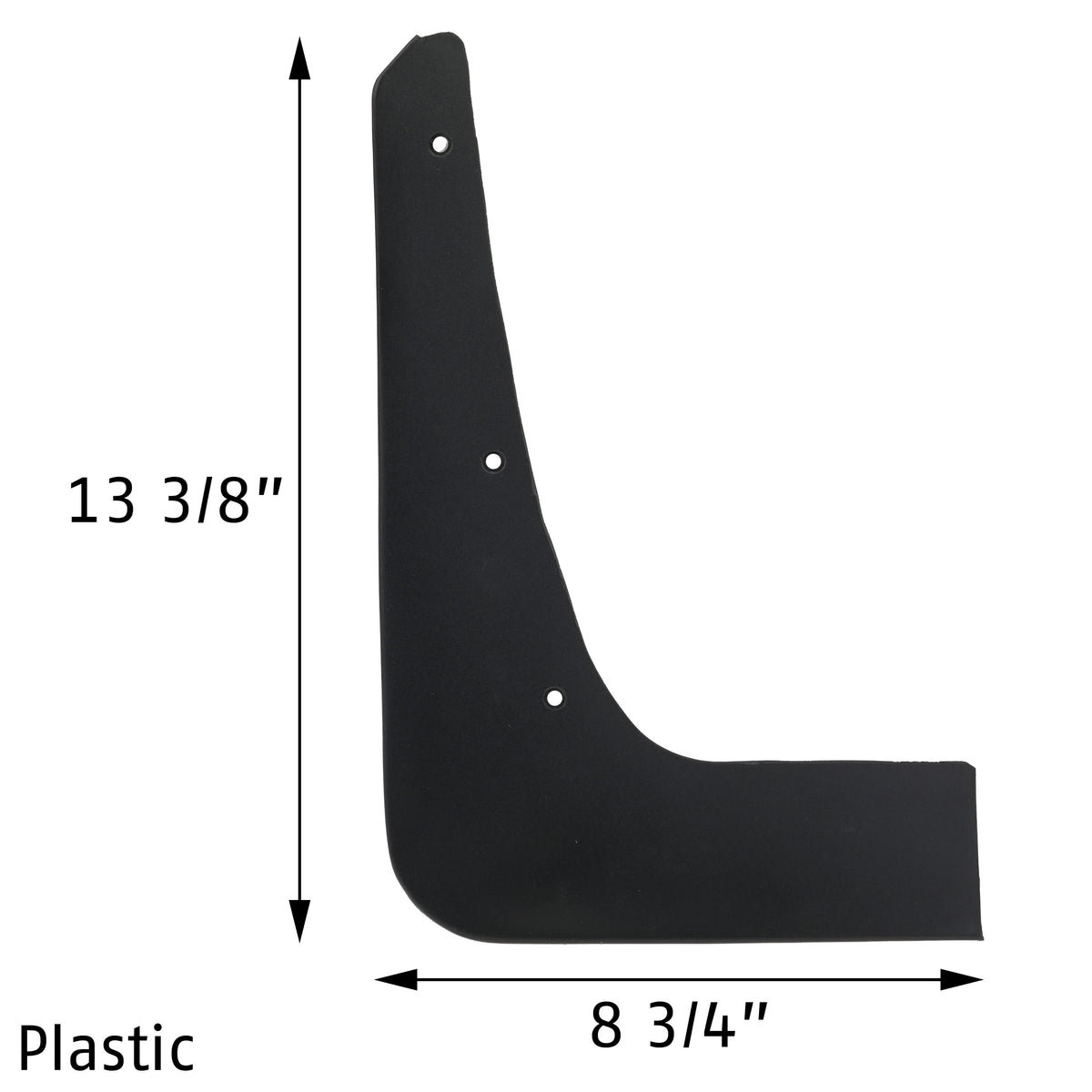 2005-2013 C6 Front Splash Guards - Molded